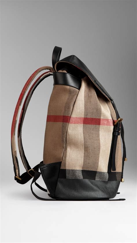 burberry backpack men's replica|burberry small canvas check backpack.